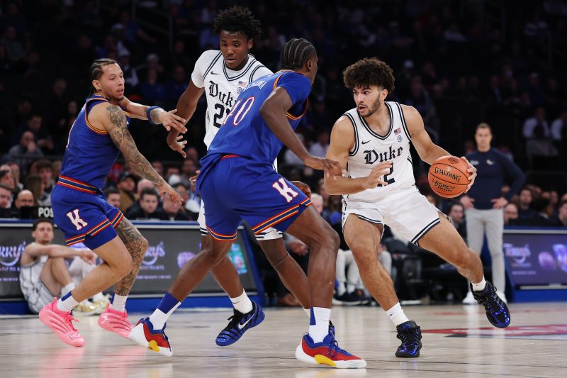 Cameron Boozer helps Duke get past Kansas at Champions Classic