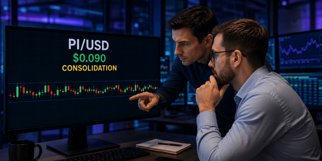 Pi holds above $0.085 support as crypto market recovery loses momentum