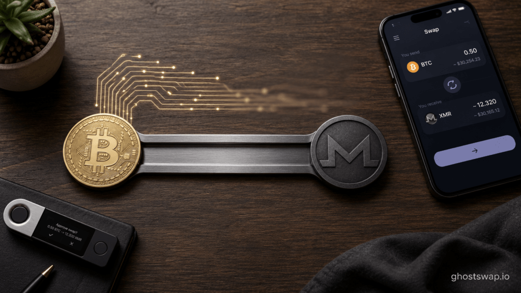 Bitcoin to Monero: a complete guide to private crypto swaps 