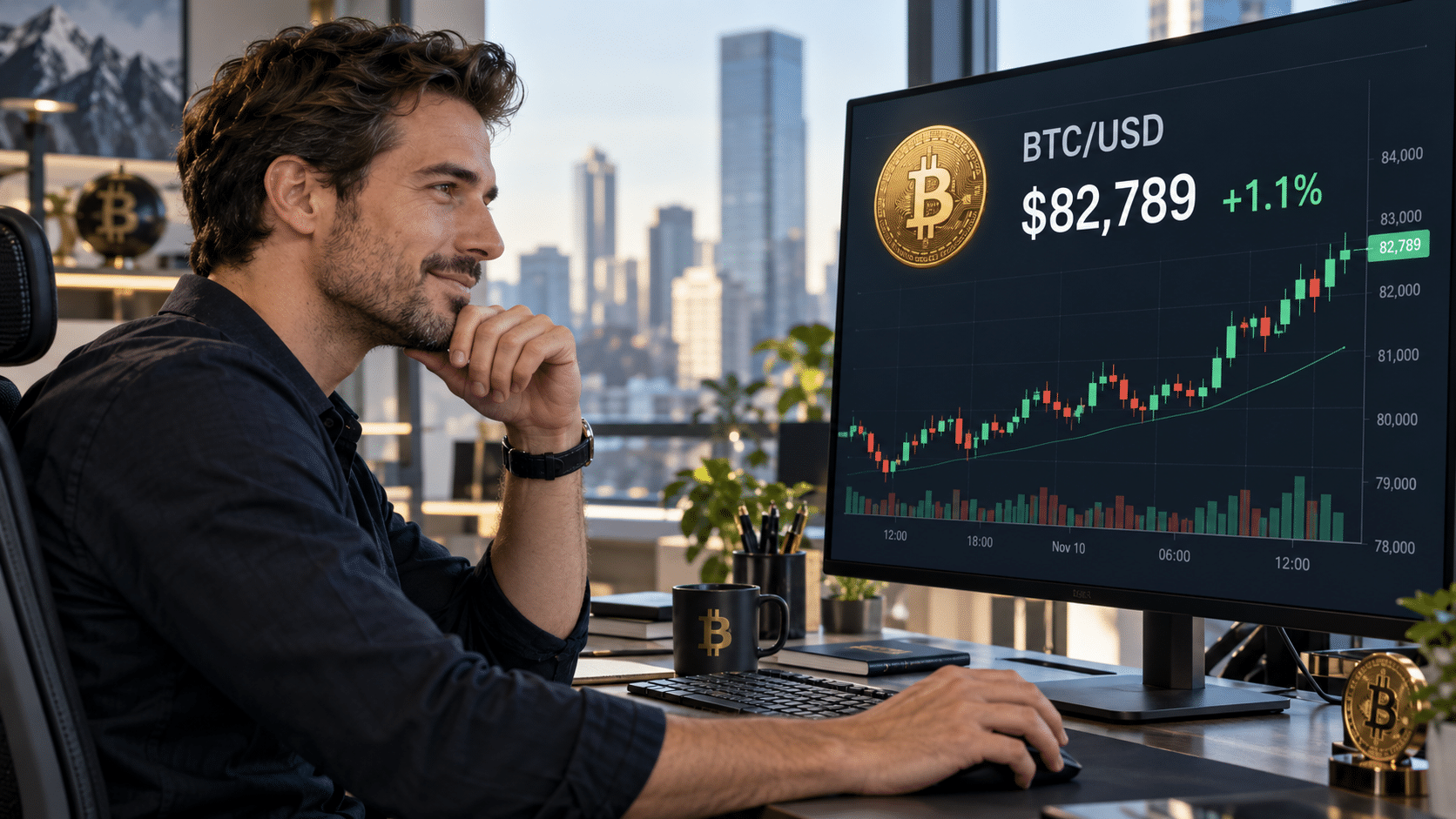 Bitcoin holds near $83k as easing bearish momentum puts $89,337 in focus
